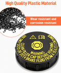 Brake Fluid Reservoir Cap For Rogue And Rogue Sport 2015 Through 2023 Replacement Master Cylinder Oil Tank Cap Black 460204BA0A