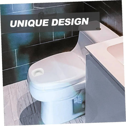 Modern bathroom design with white toilet and sink vanity