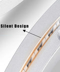 Detail of silent design feature on Heavy Duty Swivel Base Turntable Kit For Glass Granite Or Wood Tables Aluminum Alloy Rotating Plate
