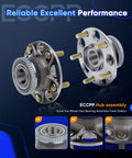 Image of Rear Wheel Hub and Bearing Assembly 512188 Replacement for Acura TL 2004 to 2008 and Honda Accord 2003 to 2007 with ABS 5 Lug