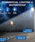 Solar Street Light Outdoor Waterproof IP67 550W 420LED Security LED Exterior Lights With Remote Control Dusk To Dawn With Motion Sensor