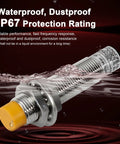 Four Pack M12 Inductive Proximity Sensor Kit NPN Normally Open No Fuss With 4mm Detecting Distance And 6-36V DC Unshielded