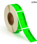 Fluorescent Green Inspection Stickers 1 Inch By 2.25 Inch Pack Of 600 For Quality Control Inventory Tracking And Color Coding