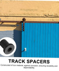Four Pack Replacement Carbon Steel Track Spacers Set For Barn Doors And Sliding Door Hardware Heavy Duty Connector Spacers