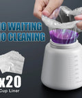Heavy Duty Brushless Cordless Paint Sprayer With Straight Up Reliable Turbo Spray For Swift Home Refreshes Built Like A Tank With Zero Hassle Daily Grind Ready Truly Slays Every Painting Project You Face Today with cup liner in use.