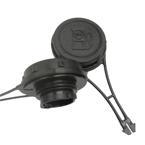 2 Pack Gas Tank Caps 799585 For Briggs And Stratton Mowers Fits 550E 550EX 625E close-up with fuel symbols
