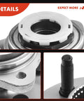 Front Wheel Bearing And Hub Assembly For Ford Ranger And Mazda B3000 B4000 1998 1999 2000 5 Lug Wheels 4WD And 2WD ABS Only Pulse Vacuum Hub Locks Compatible Durable Construction And Easy Install close-up view