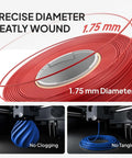 Pink PLA Filament With Reusable Spool 1kg 1.75mm For 3D Printing High Dimensional Accuracy Easy Install Detachable Spool Fits Most Printers