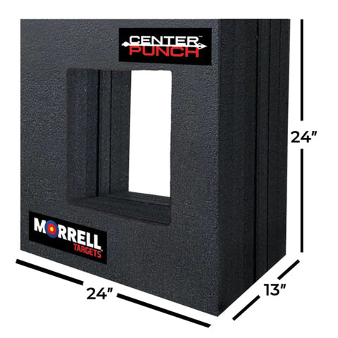 Twenty Four Inch Layered Foam Archery Target With High Density Roller Insert Designed For Compound Bows And Crossbows 450 FPS