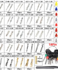 Connector Pins Kit Pro Grade For Automotive Wiring Crimped Terminal Pins With 1mm To 3 5mm Male And Female Seals Non Insulated Plug Crimp Set Removal Tool For Motorcycle ATV Electronics 950 Pcs Organized Box