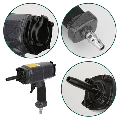 Heavy Duty Pneumatic Brad Nailer And Air Powered Nail Remover Combining Premium Aluminum Steel Build With Badass Grip Action For Smooth Woodworking Jobs Now