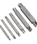 Premium Double Ended Hex Broken Tap Extractor Kit 4-12mm High Hardness Alloy Screw Remove Tools For Damaged Thread Restoration And DIY Jobs That Just Rock, six-piece set