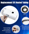 Heated Tubing Replacement For Sleep Apnea Machines Compatible With Air Sense 11 And Air Curve 11, showing connection to device