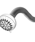 PowerPulse Flexible Neck Shower Head With 18-Inch Adjustable Arm And 7 Spray Modes Chrome Finish For Any Height Easy Height Customization Game-Changing Comfort For Tall Or Short Showers