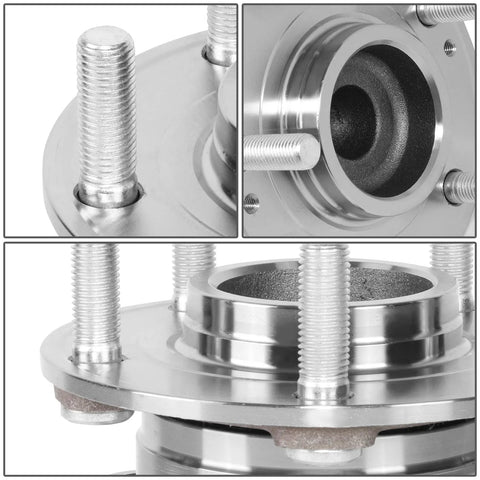 Close-up view of Rear Wheel Bearing Hub Assembly With Speed Sensor Replacement For Hyundai Santa Fe 2007-2020 Veracruz 2007-2012