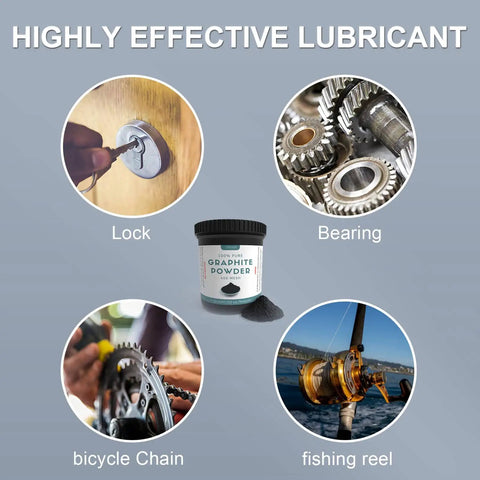 Ultra Fine Graphite Powder For Locks And Bearings One Quart Dry Lubricant For Reels And Precision Mechanisms 38 Micron Particles