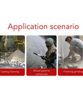 Sandblasting Helmet With Air Supply For Safe Spray Work Durable ABS Hood With Double Lens Protection in industrial use