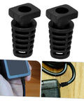 100 Pieces Cable Glands Protector Kit Strain Relief Cord Grips For Electrical Wires, black spiral cable glands with usage examples