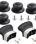 Awesome Six Piece Replacement Set For Your Kitchen Pots Handles And Lid Knobs Bakelite Heat Resistant Cookware Repair Kit For Saucepans Pressure Cookers And Glass Lids Easy Fix Upgrade: 4 knobs, 2 handles, screws