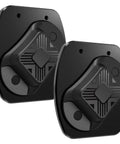 Double Pack Magnetic Tool Holder With Dual Strong Magnets for nails screws hammers and wrenches, black alloy design
