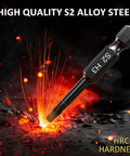 Heavy Duty Magnetic Hex Bit Set With Quick Release Shank 20 Piece Allen Wrench Drill Bits 10 Metric And 10 SAE Quarter Inch Shank