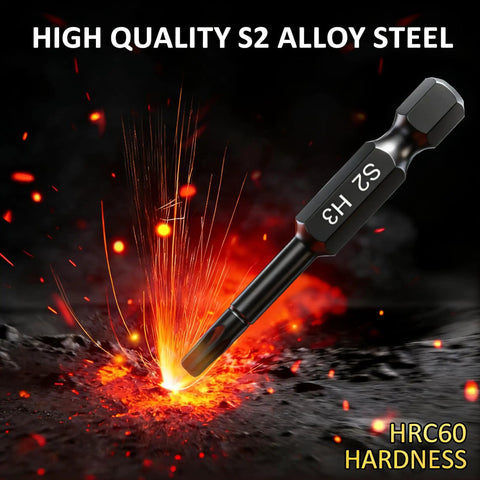 Heavy Duty Magnetic Hex Bit Set With Quick Release Shank 20 Piece Allen Wrench Drill Bits 10 Metric And 10 SAE Quarter Inch Shank