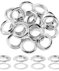 40 Piece Grommet Eyelet Set With Washers For Bead Cores, Clothes, Leather, Canvas Projects, Thick Metal Eyelets Self Backing