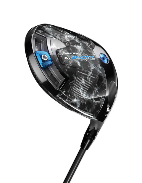 Paradym AI Smoke Max Left Handed Driver 10.5 Degree Graphite Regular Shaft With Forgiving Shape And Adjustable Perimeter Weighting