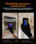 Dual-Lens WiFi Heat Cam With AI Upscale To 640x480 UIRA-IR 2MP Visual Sensor Five Modes Visual Thermal Fusion PIP Blending 25 Hz Frame Rate For Smooth Footage And Hidden Detail Detection, handheld in electrical panel