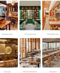 Various dining environments featuring unique aesthetics of Breakfast Shop, Cha Chaan Teng, Hamburger Shop, Snack Bar, Western Restaurant, ChainStore.