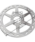 180mm Mini Bike Disc Brake Rotor With Pads Replacement For Baja Doodle Bug DB30 CT100U CC100X 97cc 98cc 100cc Engines Motovox MBX10 MBX11