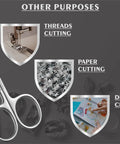 Curved Blade Cuticle Scissors With Extra Fine Pointed Tips For Precise Grooming Manicure Eyebrow Beard Mustache Nose Hair Eyelash Trim Multipurpose Nail Scissors For Pro Home Grooming, stainless steel
