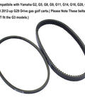 Golf Cart Drive Belt And Starter Generator Belt Kit For Yamaha G2 G5 G8 G9 G11 G14 G16 G20 G22 G29 2012 Up Replacement OE J55-G6241-00