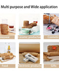 Eco Friendly Honeycomb Packing Paper Wrap 15 Inch By 131 Foot Roll With 20 Fragile Stickers Natural Kraft Brown Biodegradable And Fully Recyclable Cushioning For Moving Shipping And Safe Packing Of Delicate Items in various applications.