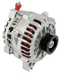 Side view of Replacement Alternator For Crown Victoria Lincoln Town Car Grand Marquis Four Point Six Liter V8 2003 To 2011