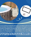 Water Flow Sensor Repair Kit With Pin For Coleman Lay Z Spa Tub Fix E02 Error Includes Replacement Magnetic Paddle Seal And Nylon Retaining Pin For Easy DIY Spa Maintenance on Lay-Z-Spa tub