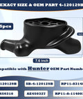 Duck Head Tire Changer Replacement Part For Hunter TCX MTS 5 Pack Fits SB 4 120129B 450310 RP11 8 11400327 RP11 8314813 AE450327 OEM Style Easy Install And Reliable Long Term Performance, black nylon, 7.6 x 3.2 inch