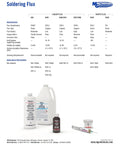 Selection of MG Chemicals soldering flux products including Rosin Flux Paste 8342 RA Amber For Electronics Repairs And Soldering 50 G Jar.