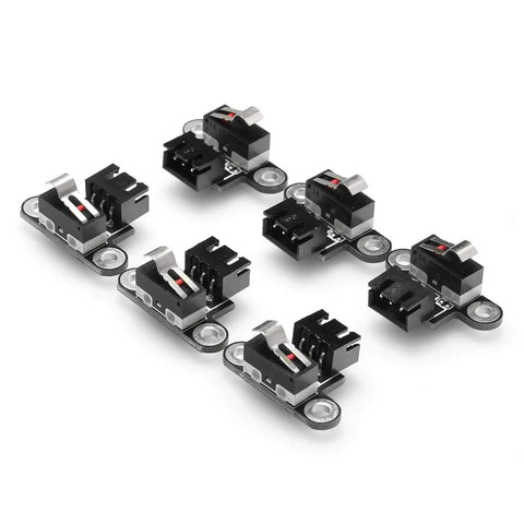 Six Pack Micro Limit Switches With 1M 3 Pin Cable For 3018 PROVer Mach3 CNC Router Upgrade Kit, showing six NO-contact switches