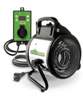 Palma Electric Greenhouse Heater And Fan With Digital Thermostat, Dual 750W And 1500W Elements, stainless steel, for grow setup