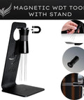 Magnetic WDT Tool For Espresso Puck Prep With 120 Degree Adjustable Angle Includes 0.25mm And 0.40mm Needles Pro Grade Espresso Accessory