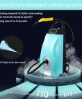 Heavy Duty Industrial Steam Cleaner For Home And Car Use with 110°C steam, featuring yellow nozzle and quick heat up.