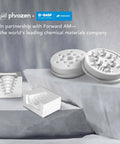 Ceramic Pro Resin for 3D Printing in white, showing molded industrial parts, showcasing ceramic-like matte finish.