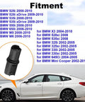 Easy Install No Brainer Plug And Play Side Indicator Light Socket Holder For BMW And Mini Cooper Vehicles With A Black Connector For Side Marker Lights And License Plate Lamps 1 Piece Ready To Replace And Upgrade Your Exterior Lighting, black plastic socket holder