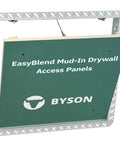Sweet Slick 12X12 Drywall Access Panel With Heavy Duty Steel Frame And No Sweat Mudflange For Seamless Wall Finish Plus Top Shelf 58 Gypsum Inlay Hidden Hinged Push Lock Cover close-up showing the concealed access panel design.