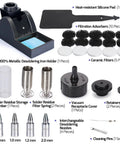 Beast 110W Desoldering Station accessories including nozzles, filters, and holder for multilayer PCB desoldering and fast solder removal.