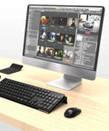 Acrylic Tilted Keyboard Stand For Ergonomic Typing Keyboard Tray Holder With Silicone Non Slip Case Black 17 Inch Long Riser Fits Most Full Size Keyboards Low Front Lip Prevents Slips While Typing on desk