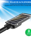 Outdoor Solar Lights 1000 Lumens 156 LED Solar Powered Motion Sensor Flood Lights with solar panel close-up