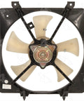 Plug And Play Radiator Fan Motor Assembly with six blades for dependable cooling and easy installation under the hood.