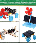 Collage of devices powered by 2 Pack Small Solar Panel Modules 5V Micro Polysilicon Glue On Panels 0.3W for home and garden use